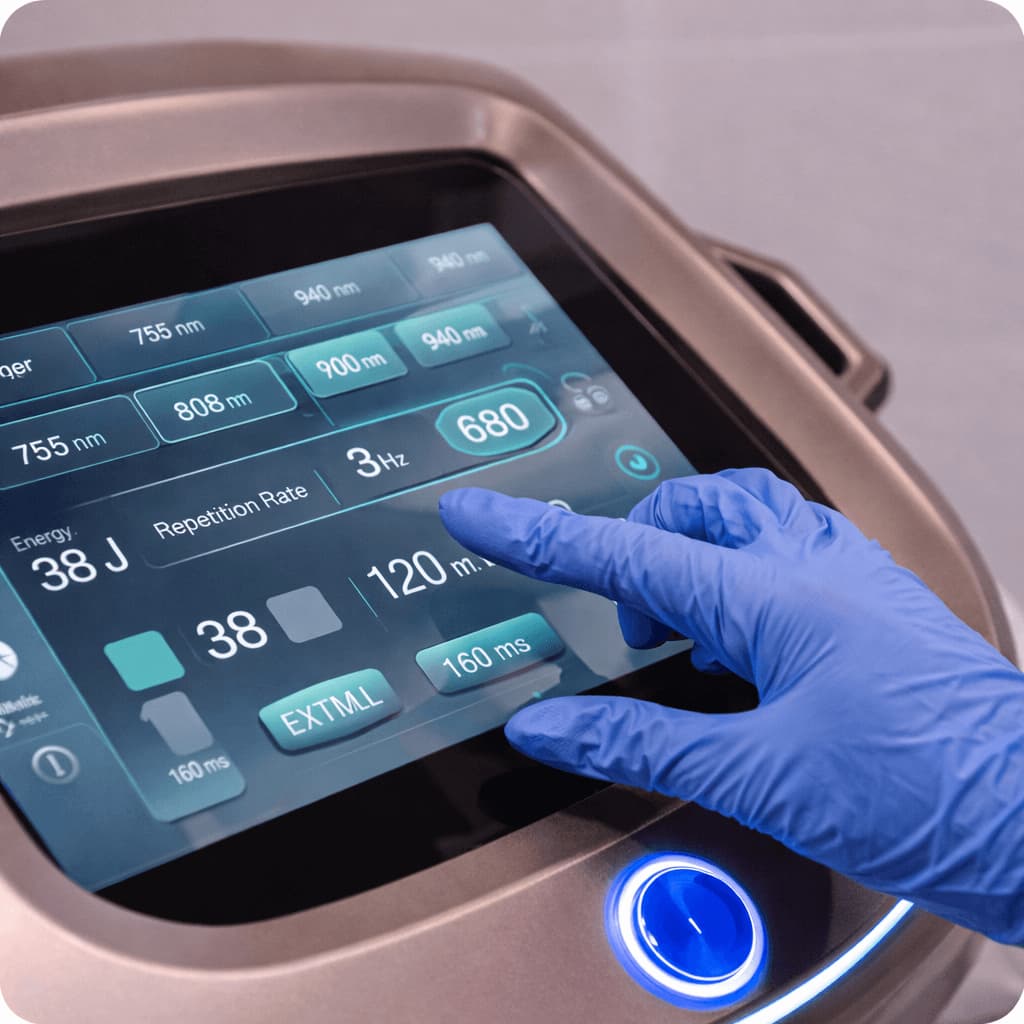 Safe and controlled laser treatment