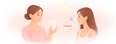 Aftercare advice following laser hair removal