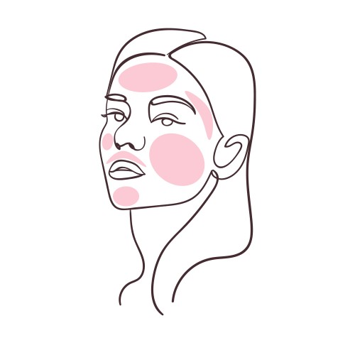 Upper lip, chin, cheeks, sideburns and between eyebrows.
Neck not included.