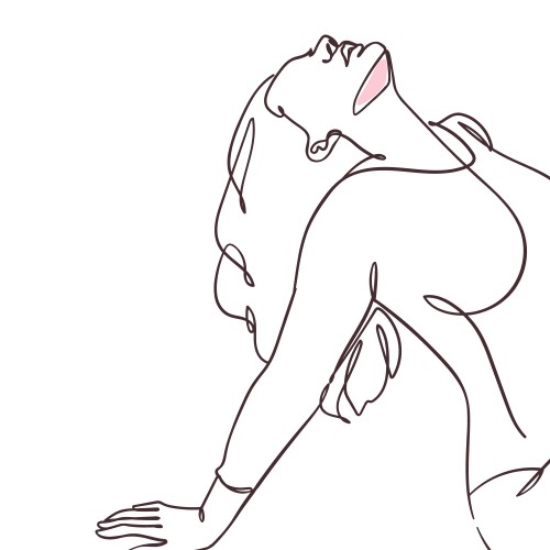 Individual spots or full chin area.