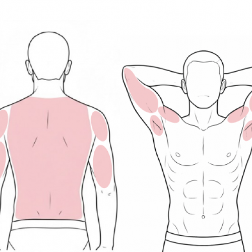 Full Back + Shoulders + Upper Arms + Underarms. Focused on the densest hair areas. Complete back comfort and a clean, well-groomed look.